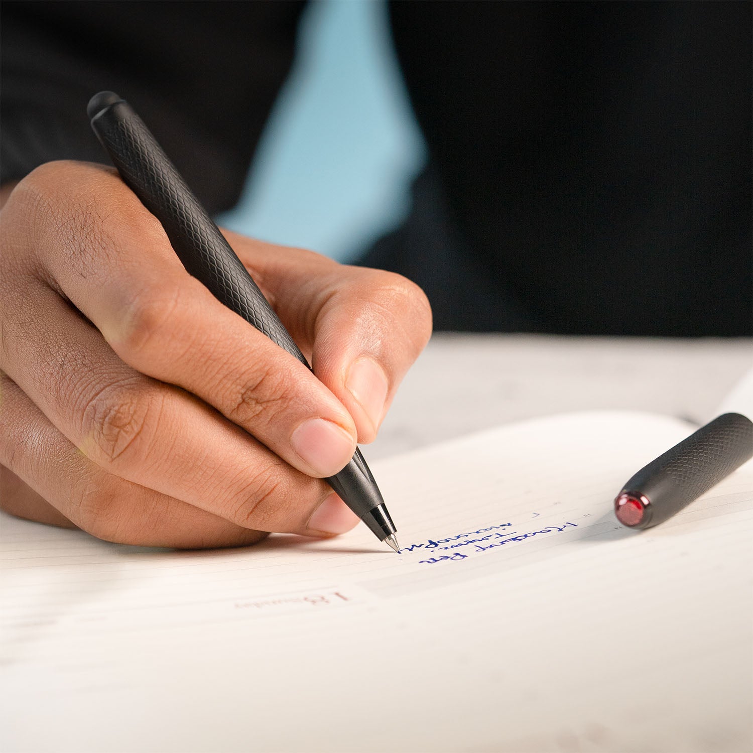 Matte Black Finish Garnet 2 in 1 MagSnap Roller Ball Pen with Stylus Personalised