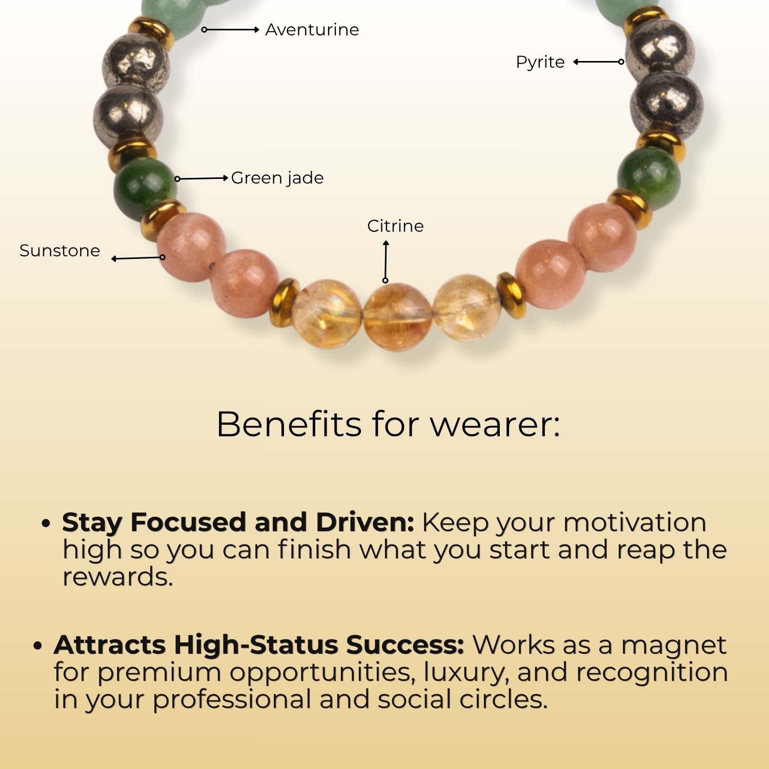 Rajyog Natural Stone Bracelet MagSnap