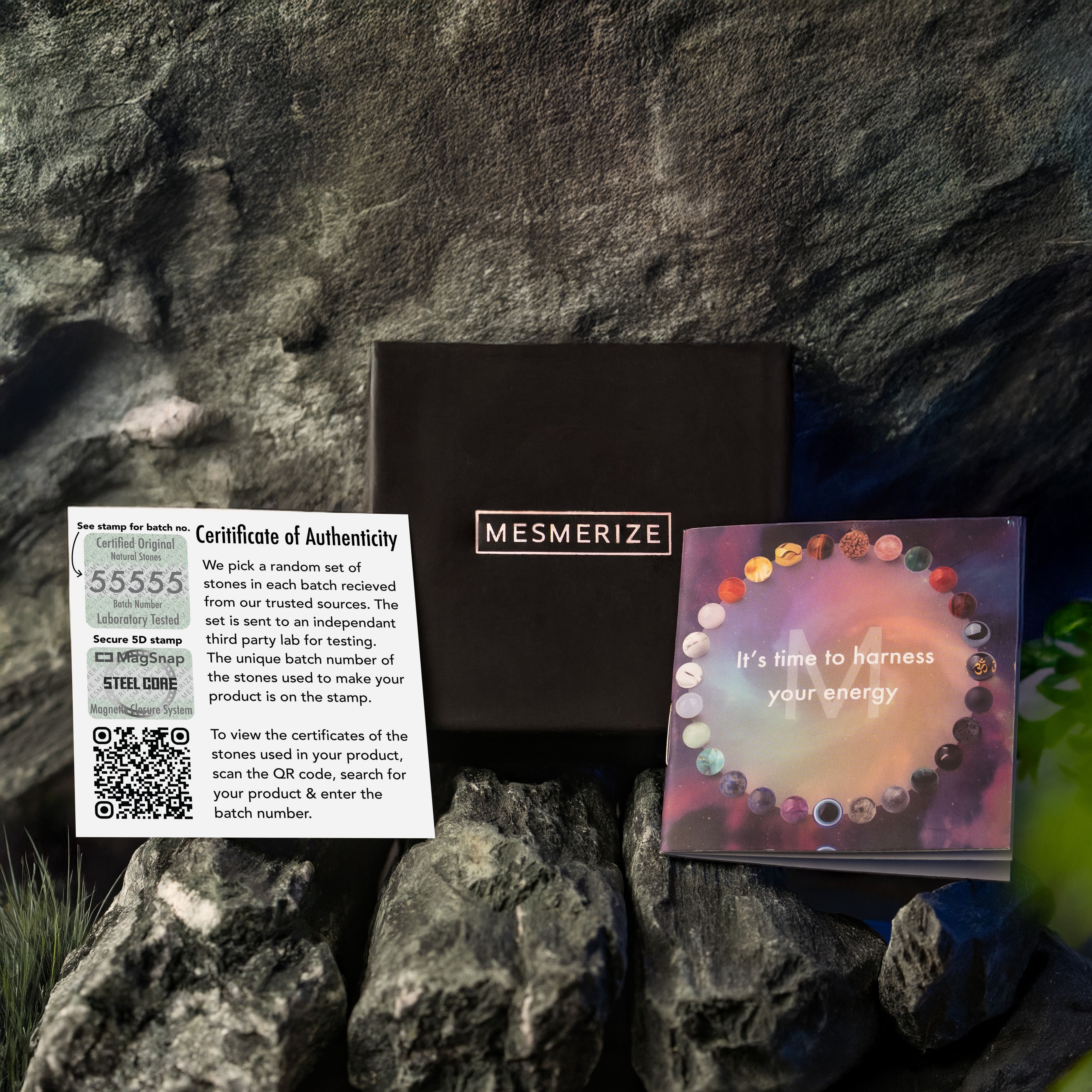 Prosperity Gloss Onyx & Malachite Natural Stone Bracelet