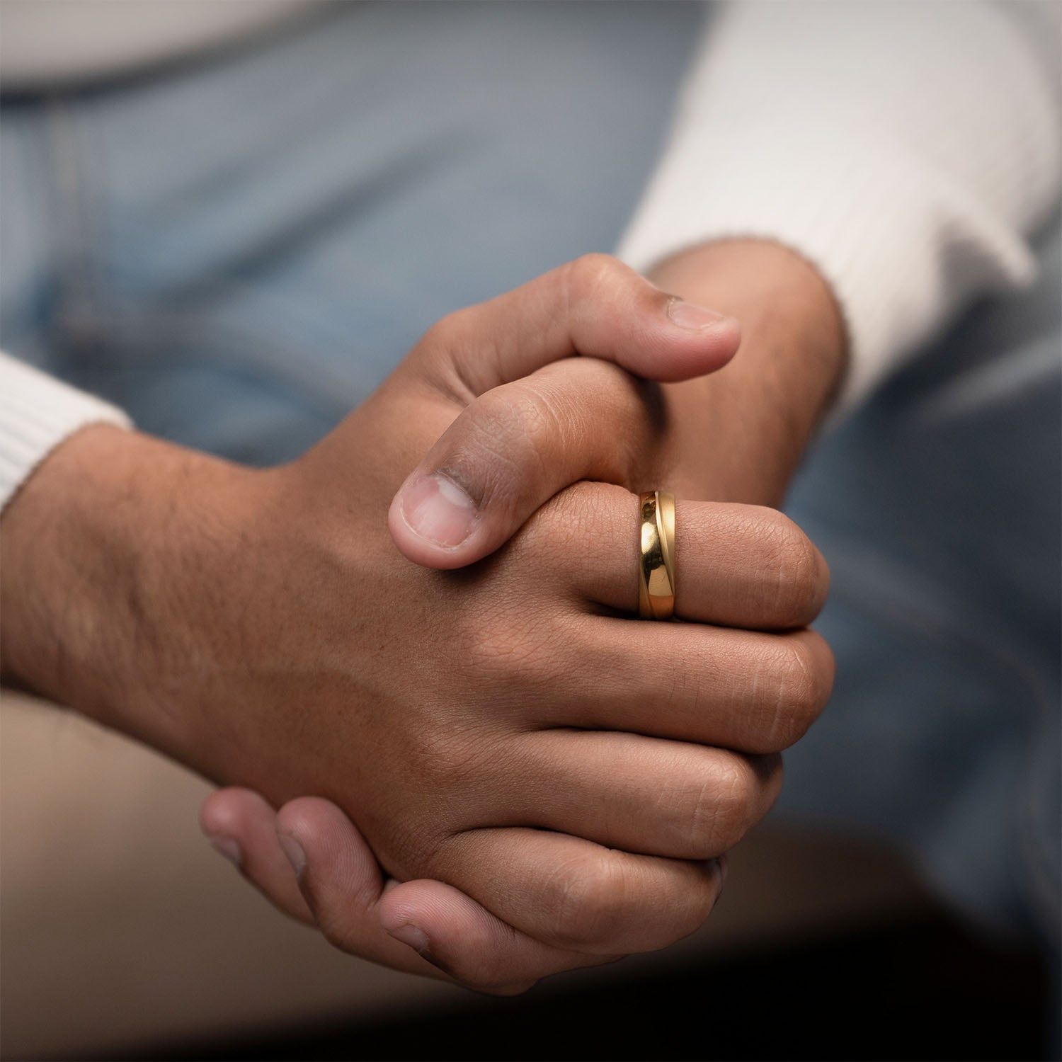 Cinder Band Ring Gold