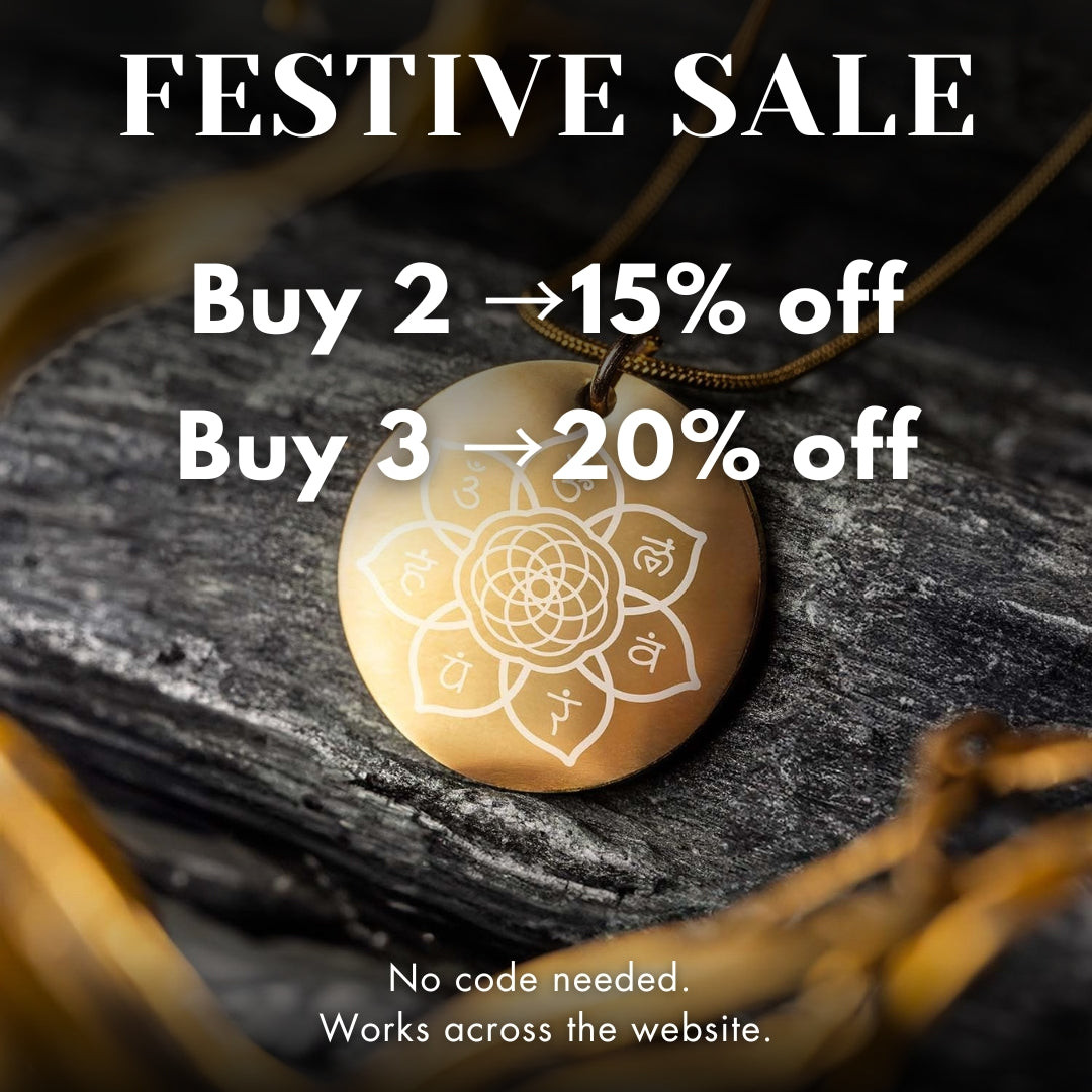 Positivity Hanuman Chalisa 6 Verse Circle Necklace Rose Gold