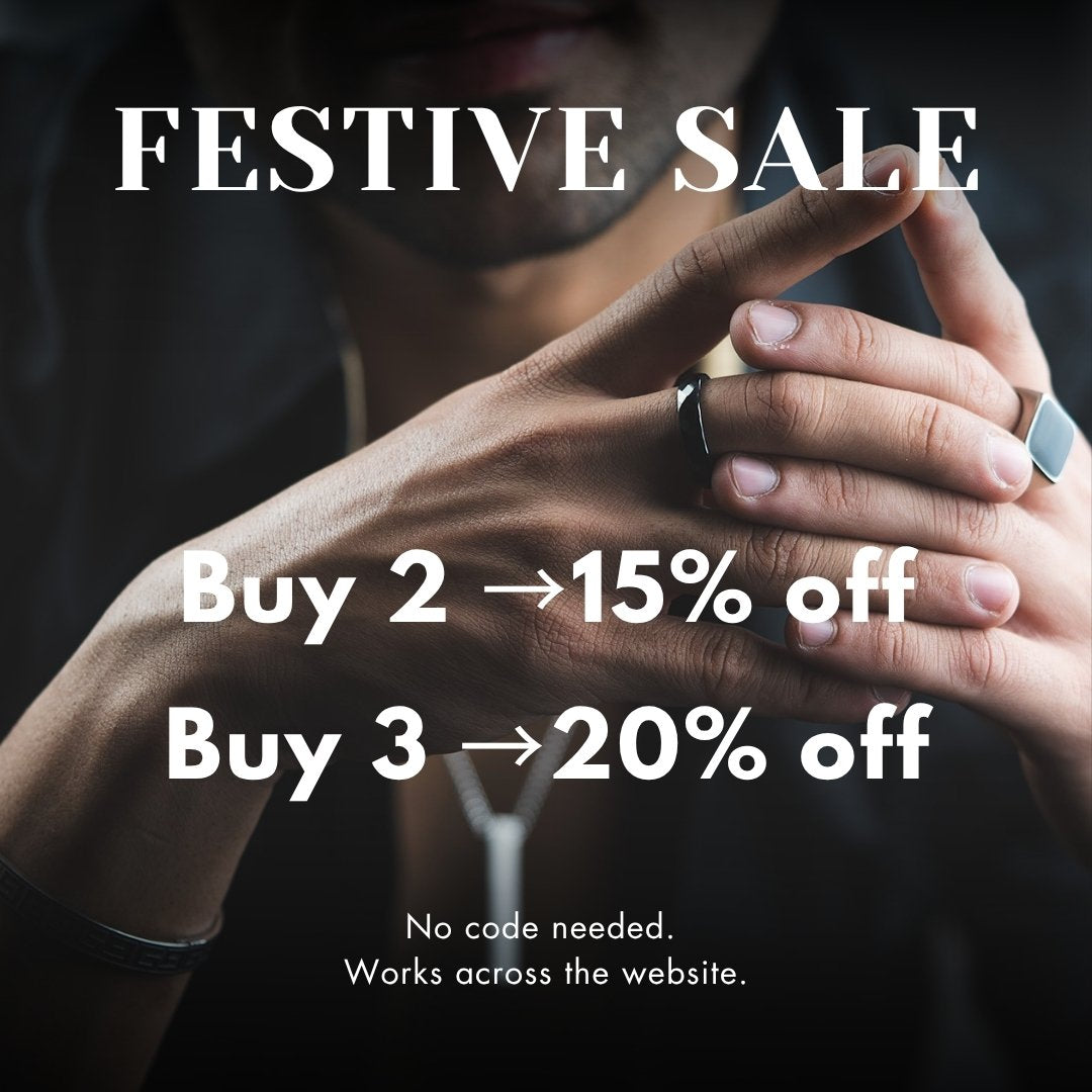 M Premium Jewellery Wakanda Black Ceramic Ring