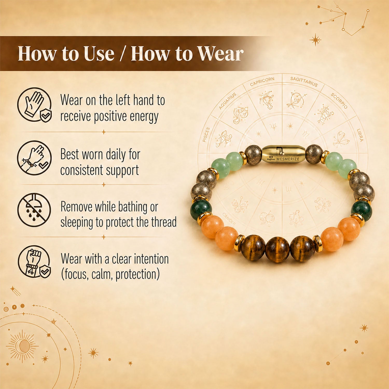 Dhanyog Natural Stone Bracelet MagSnap2