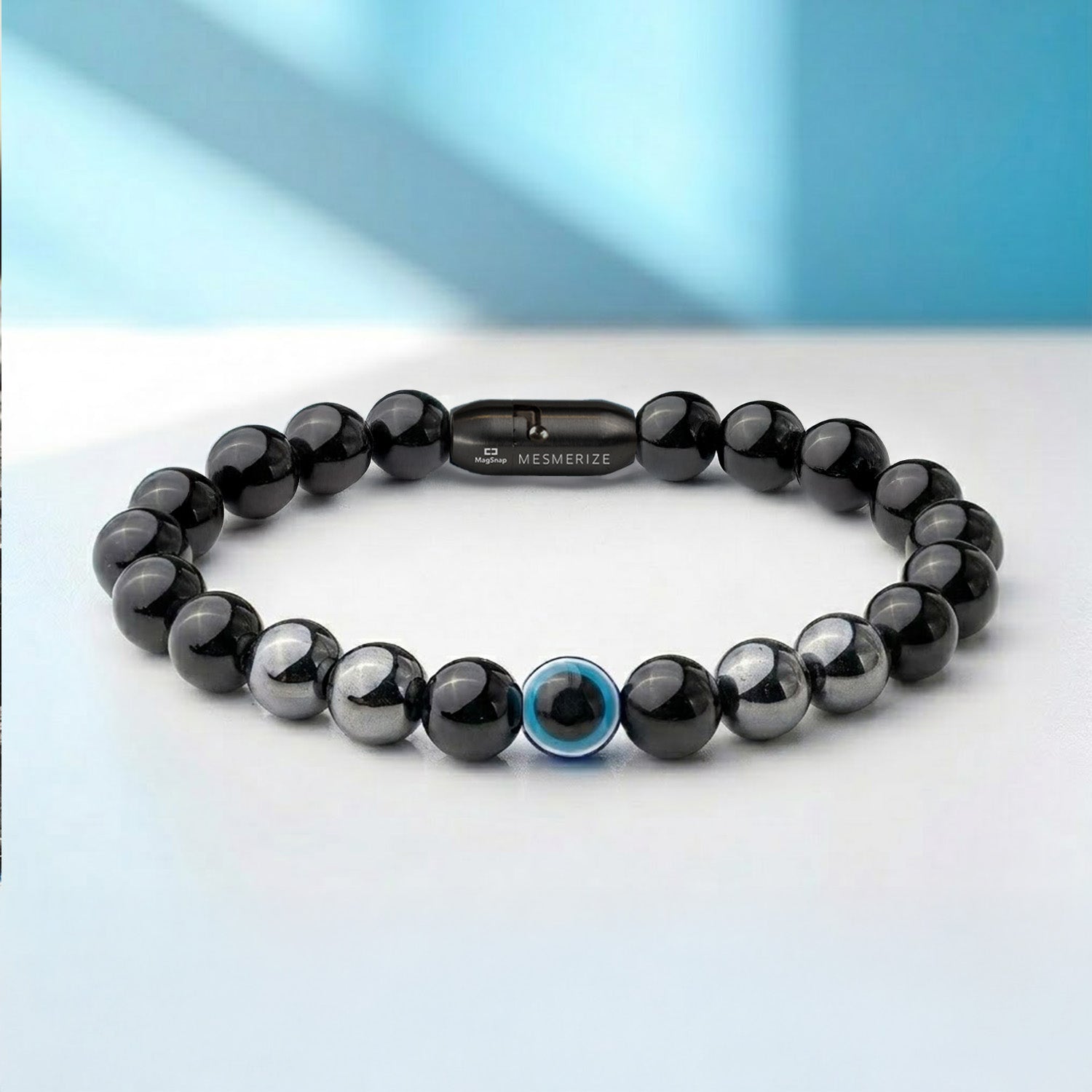 Natural Stone Jewellery Bracelet Hematite MagSnap