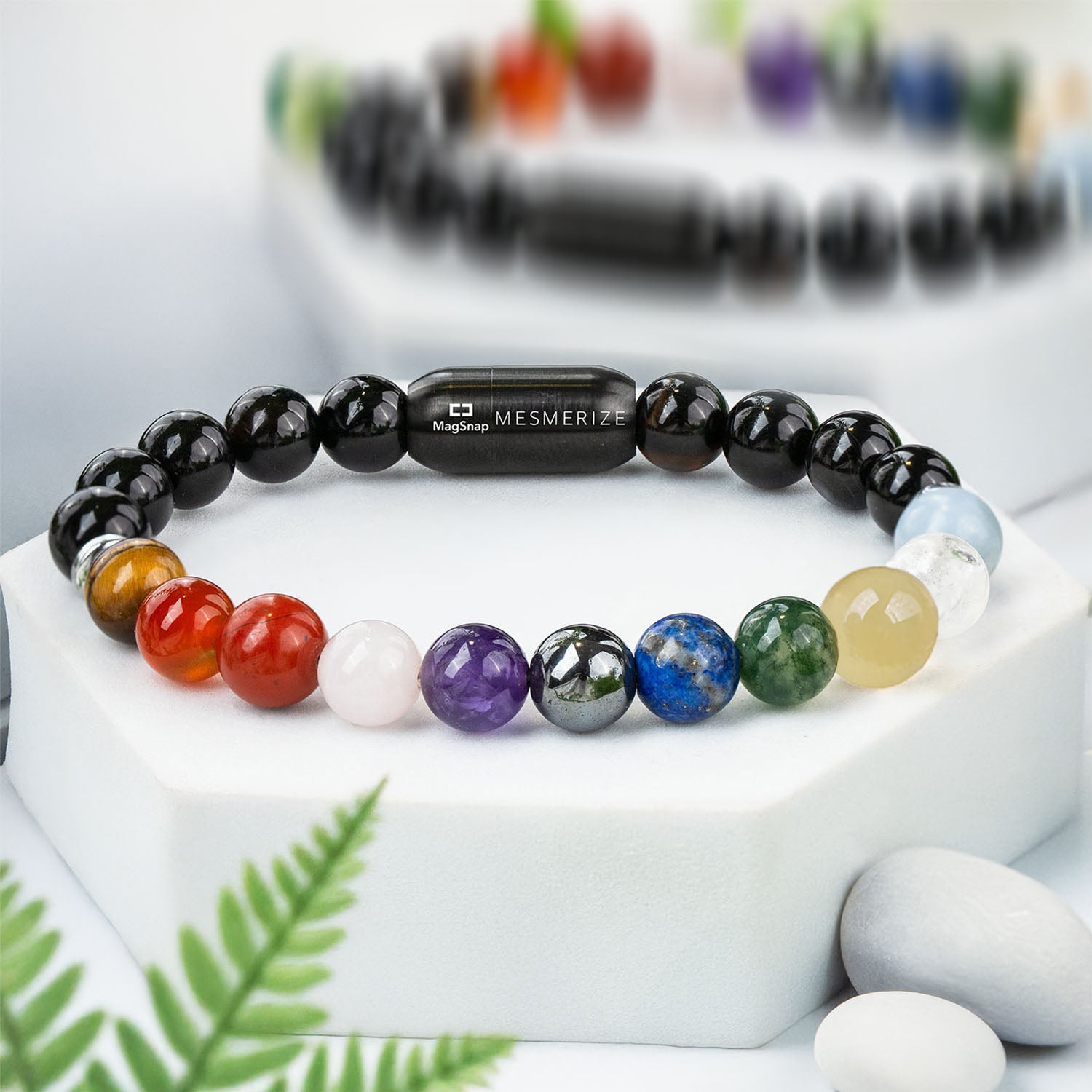 Ultimate 11 Chakra Natural Stone Bracelet