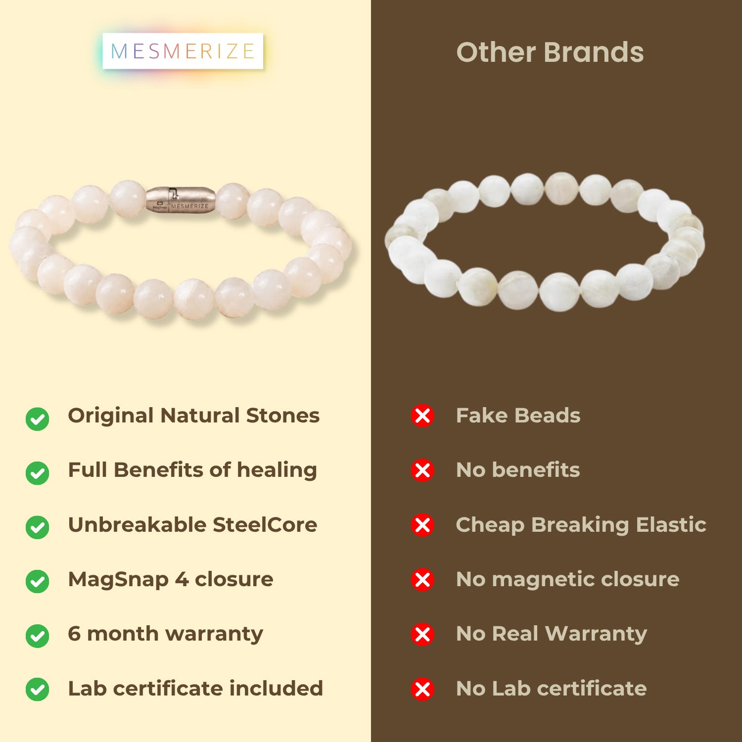 Mystic Aura Moonstone Natural Stone Bracelet With MagSnap2