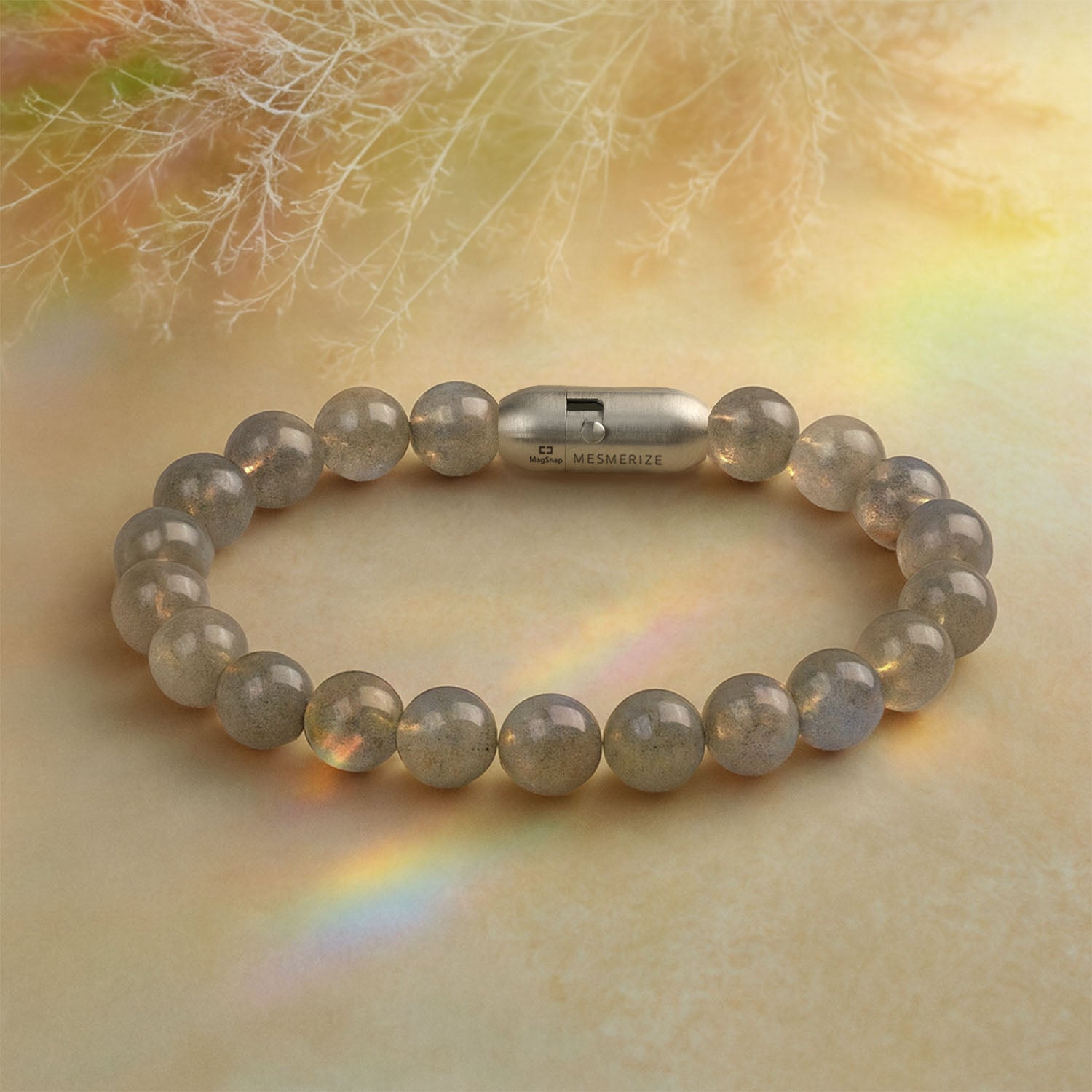 Resilient Labradorite Natural Stone Bracelet With MagSnap 2