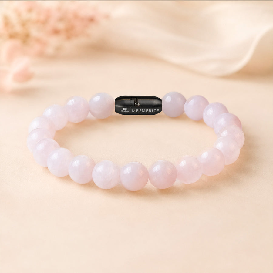 Solace Rose Quartz Natural Stone Bracelet