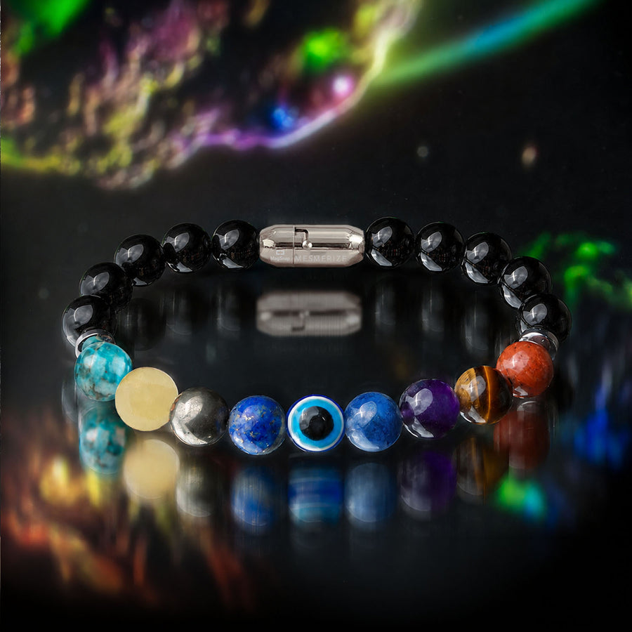 Super 9 Chakra Natural Stone Bracelet