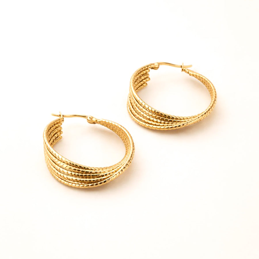 Aurora Multi Hoop Earring