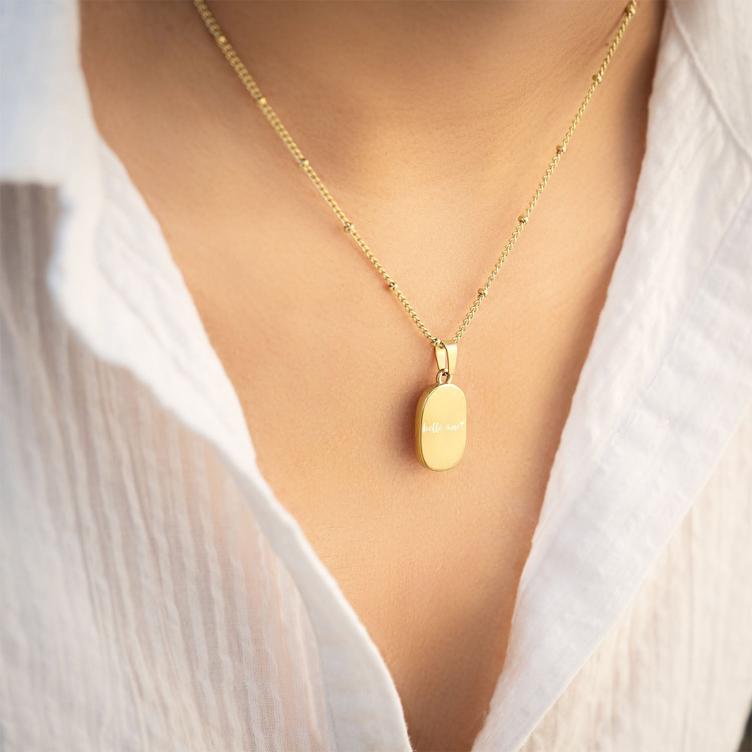 Beautiful Soul Reversible Gold Necklace