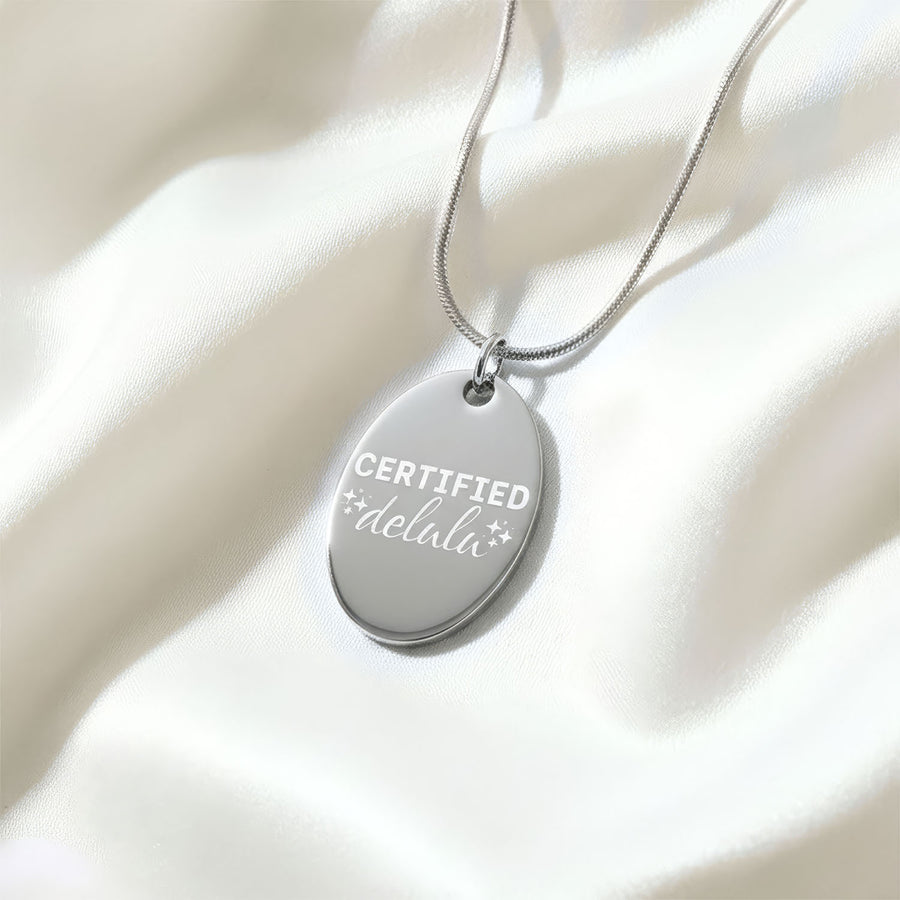 Certified Delulu Oval Necklace