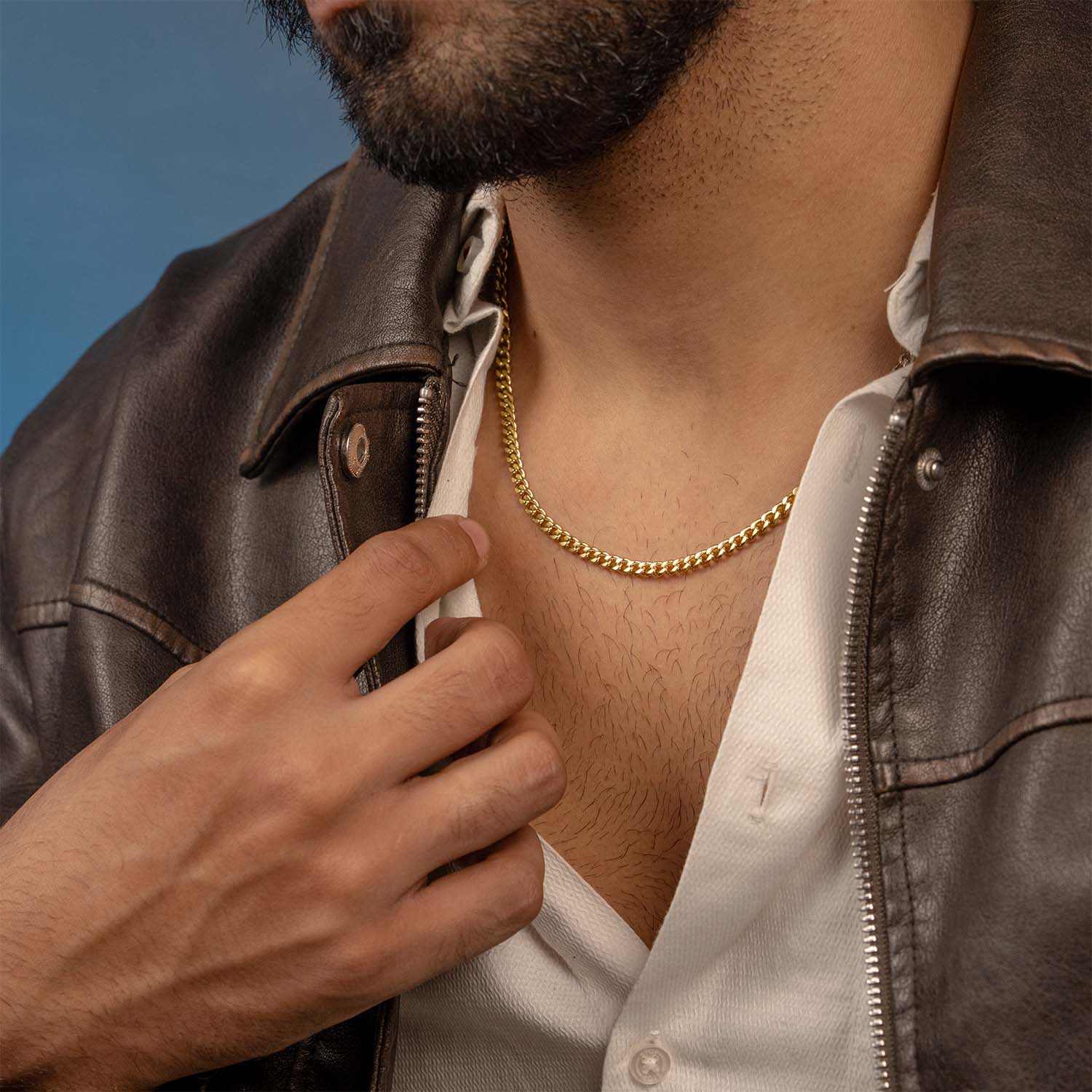 Cuban Chain Necklace Gold