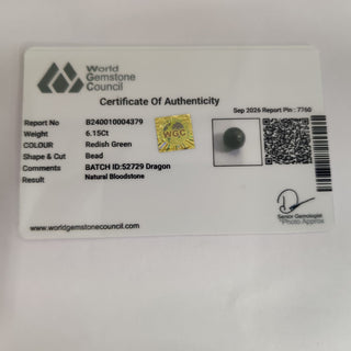 Dragonblood lab certificate 13