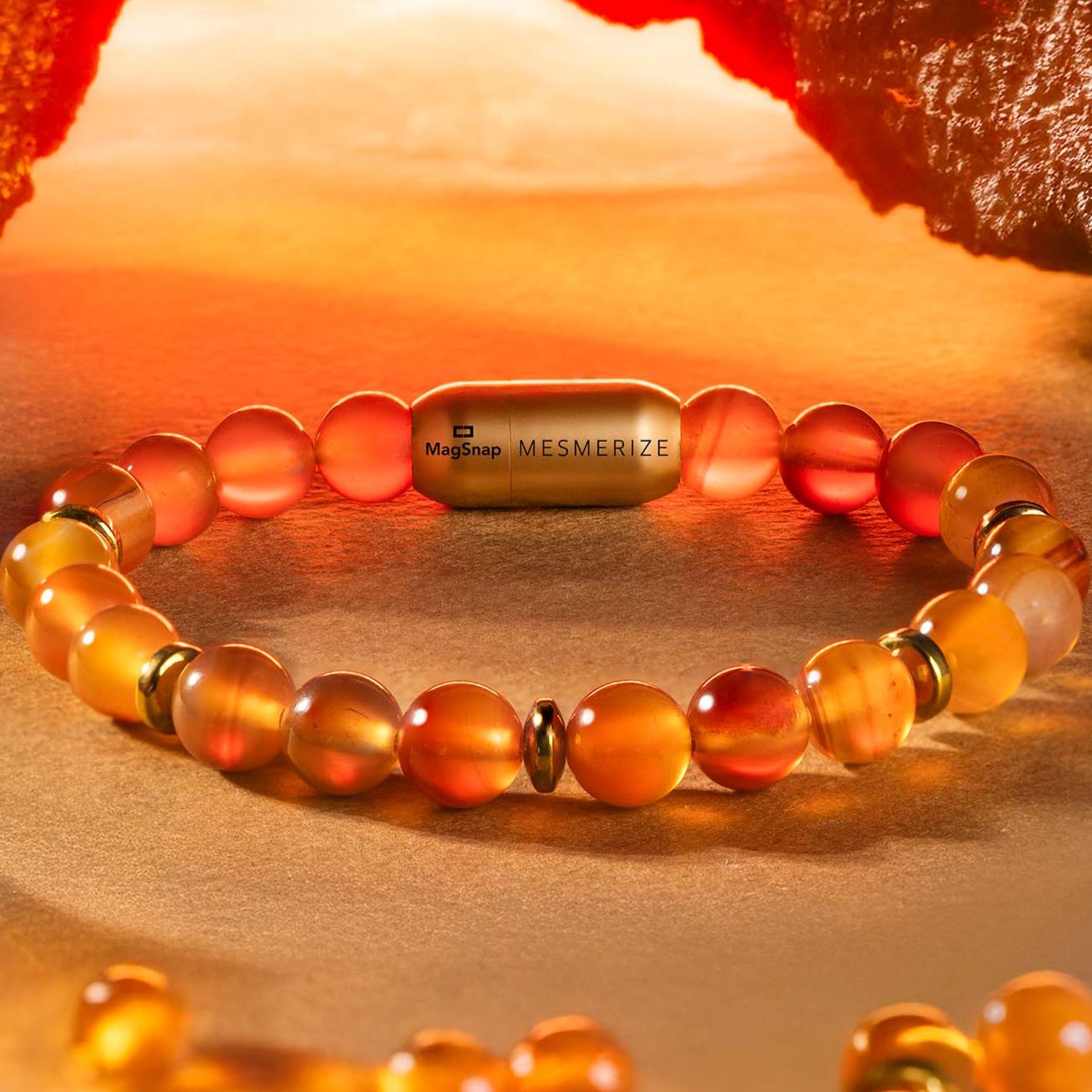 Empowering Carnelian Natural Stone Bracelet