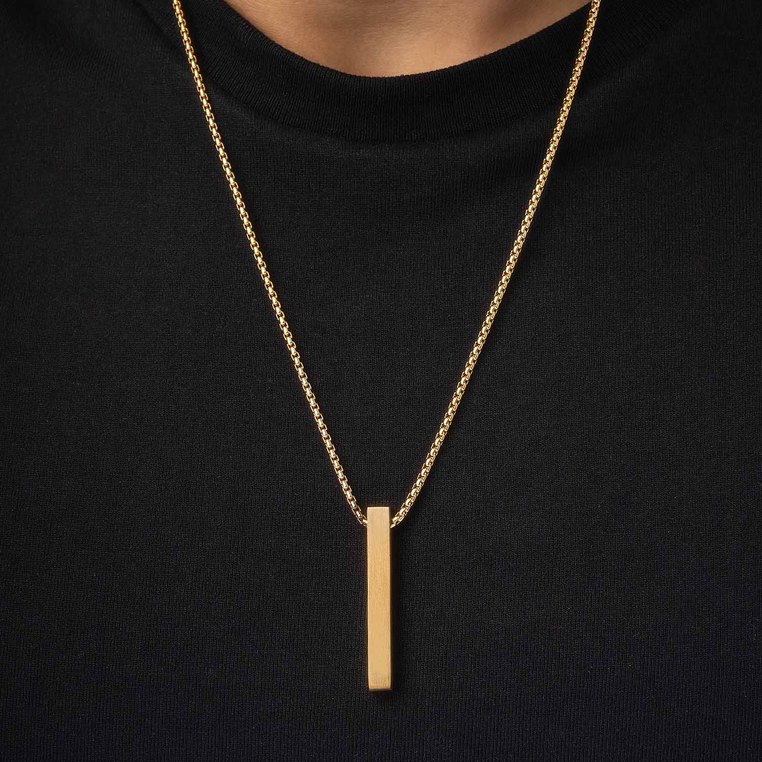 M Premium Jewellery Necklace Damon Gold