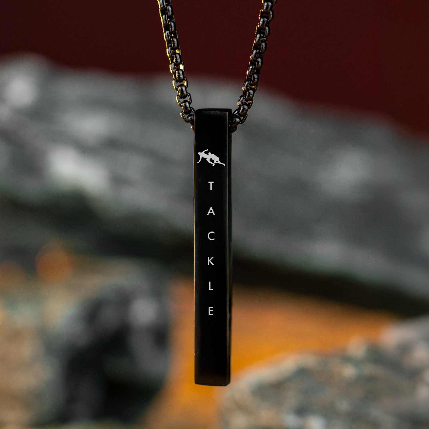 Haryana Steelers Bar Necklace Black