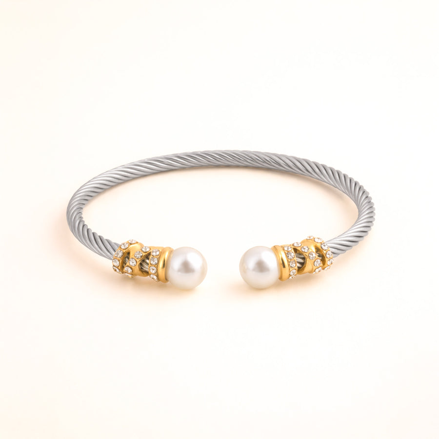 Luna Pearl Cuff Bracelet