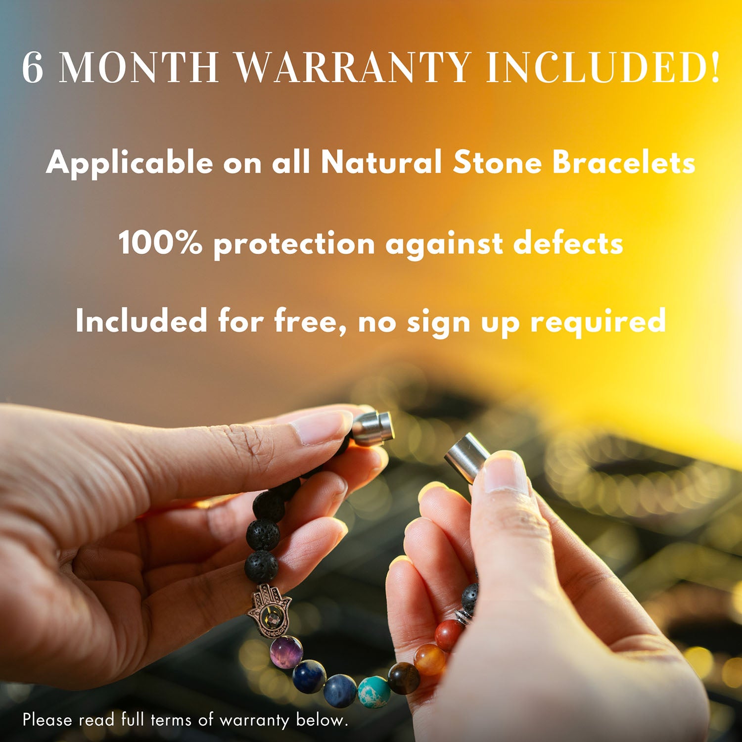 Clarity Blue Kyanite Natural Stone Bracelet With MagSnap 2