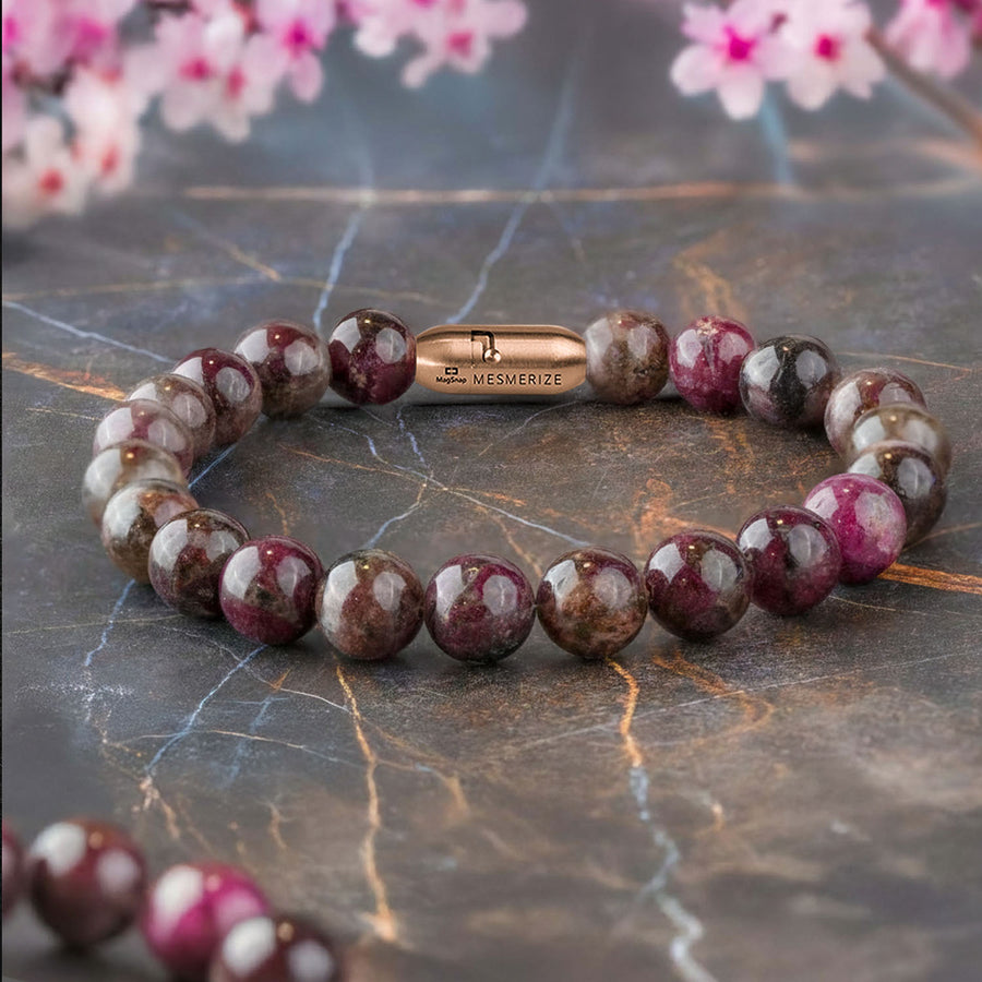 Soothing Pink Tourmaline Natural Stone Bracelet