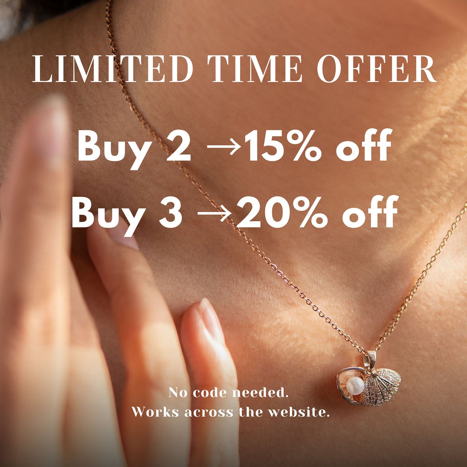 W Premium Jewellery Necklace Promise Silver