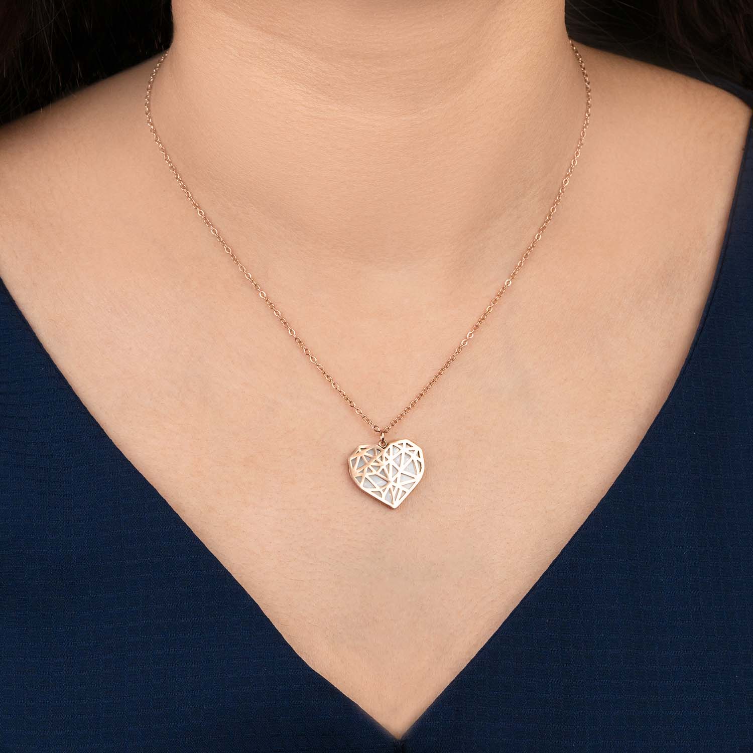 W Premium Jewellery Necklace Polyheart Necklace