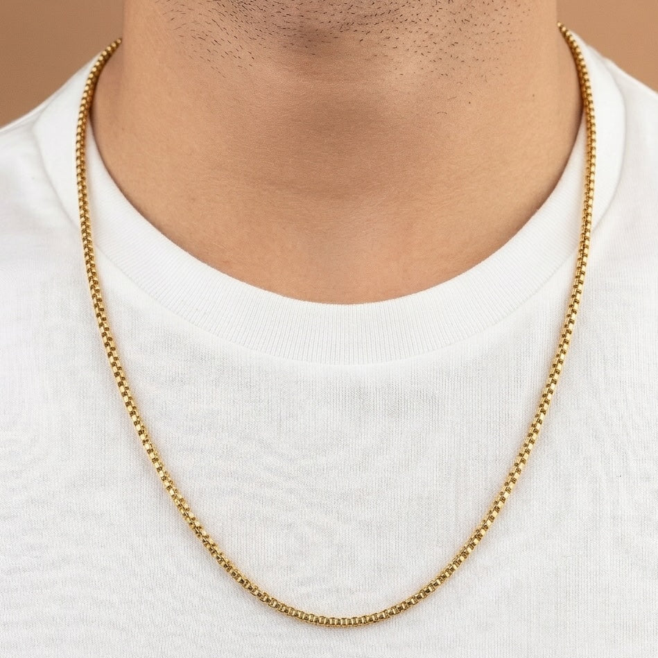M Premium Jewellery Necklace Hermes Gold