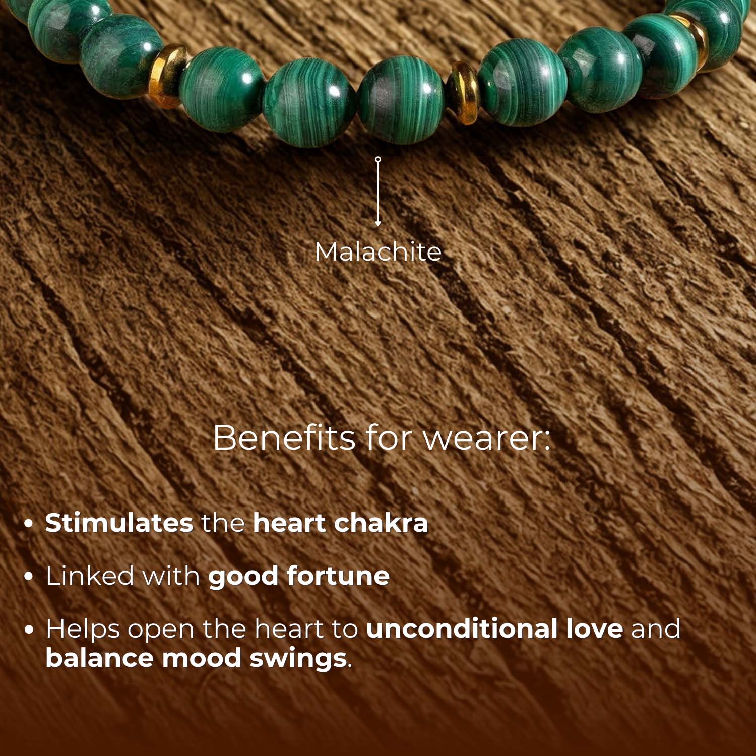Prosperity Malachite Natural Stone Bracelet with MagSnap 2