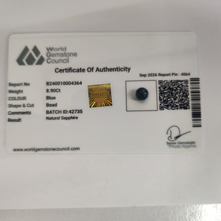 Sapphire lab certificate 2