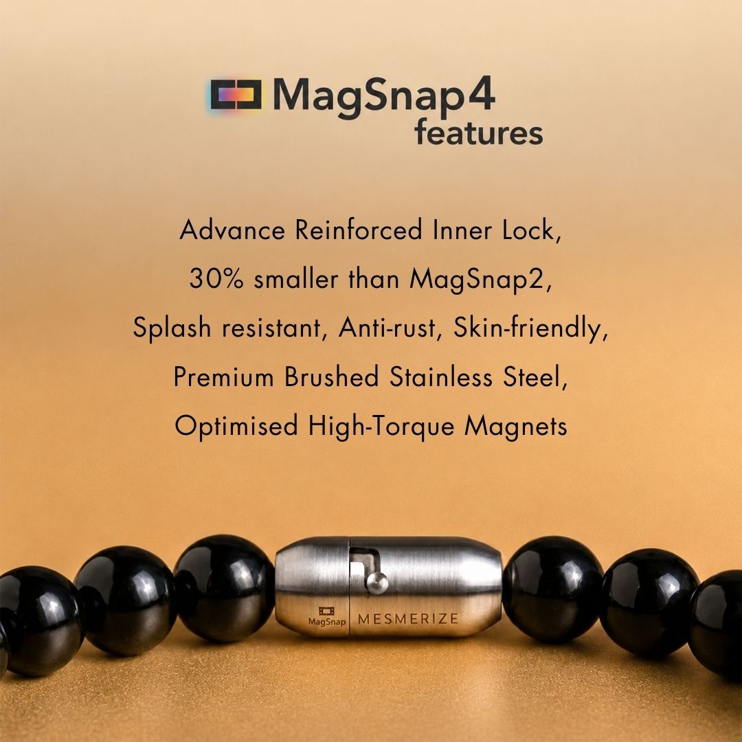 Harmony African Turquoise Natural Stone Bracelet with MagSnap 2