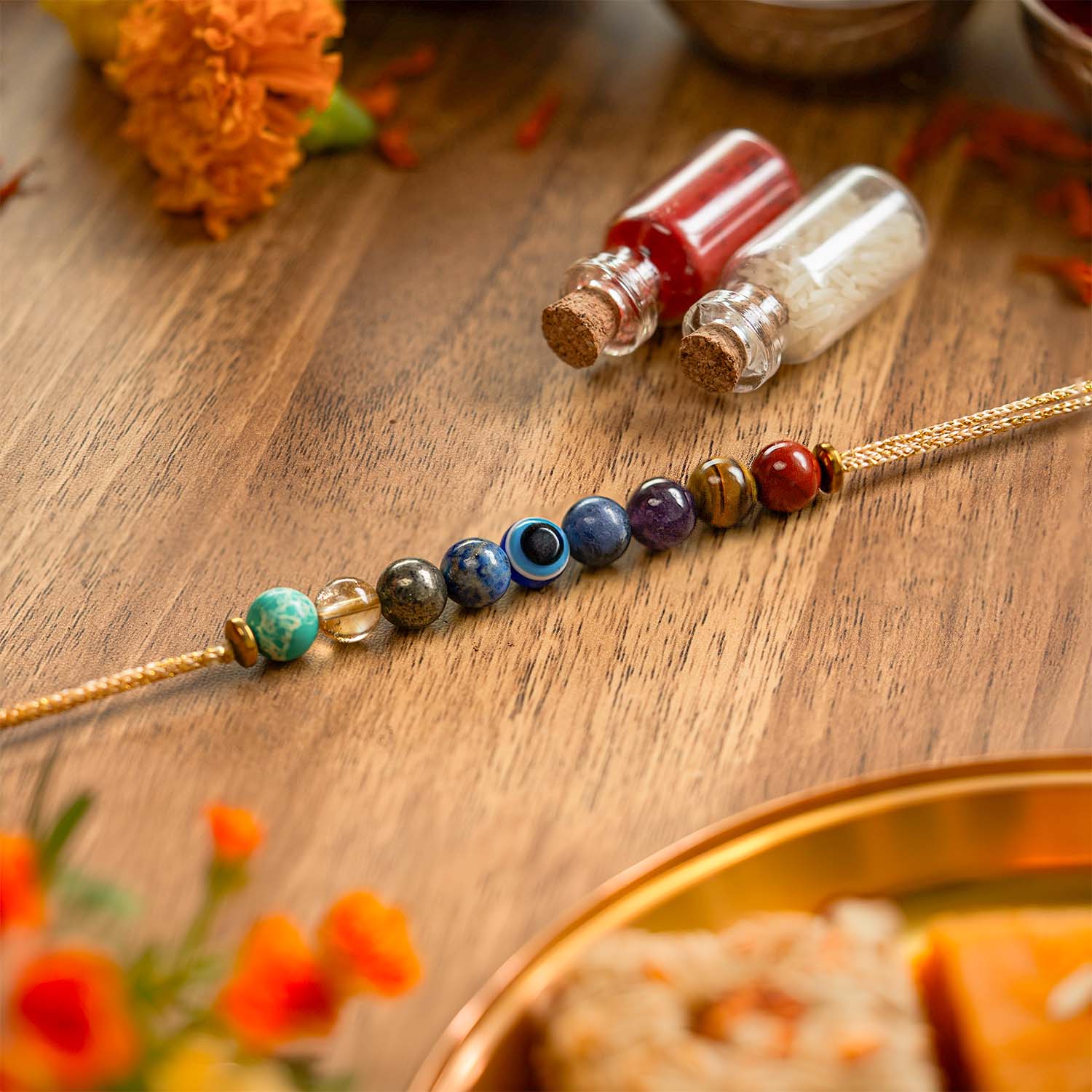 Super 9 Chakra Rakhi Premium Hamper