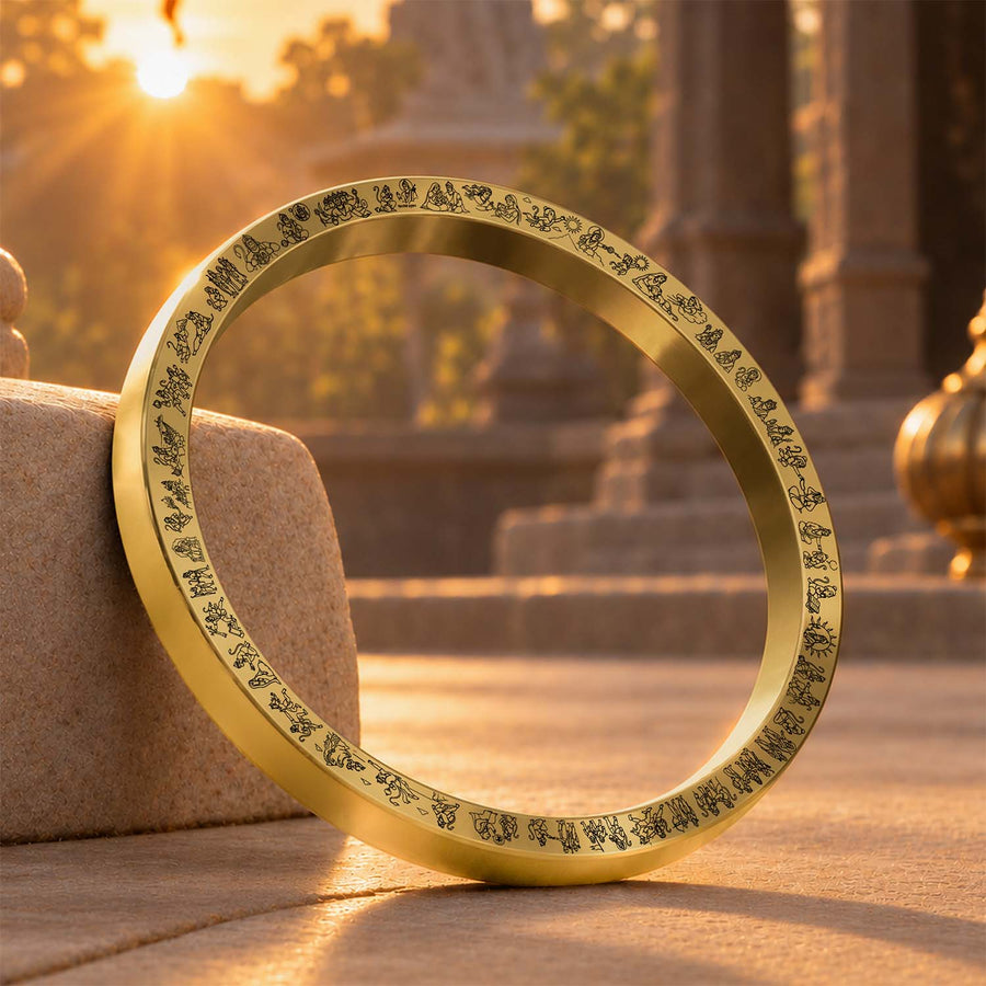 Tales Of Hanumanji MicroCarved Thick Kada