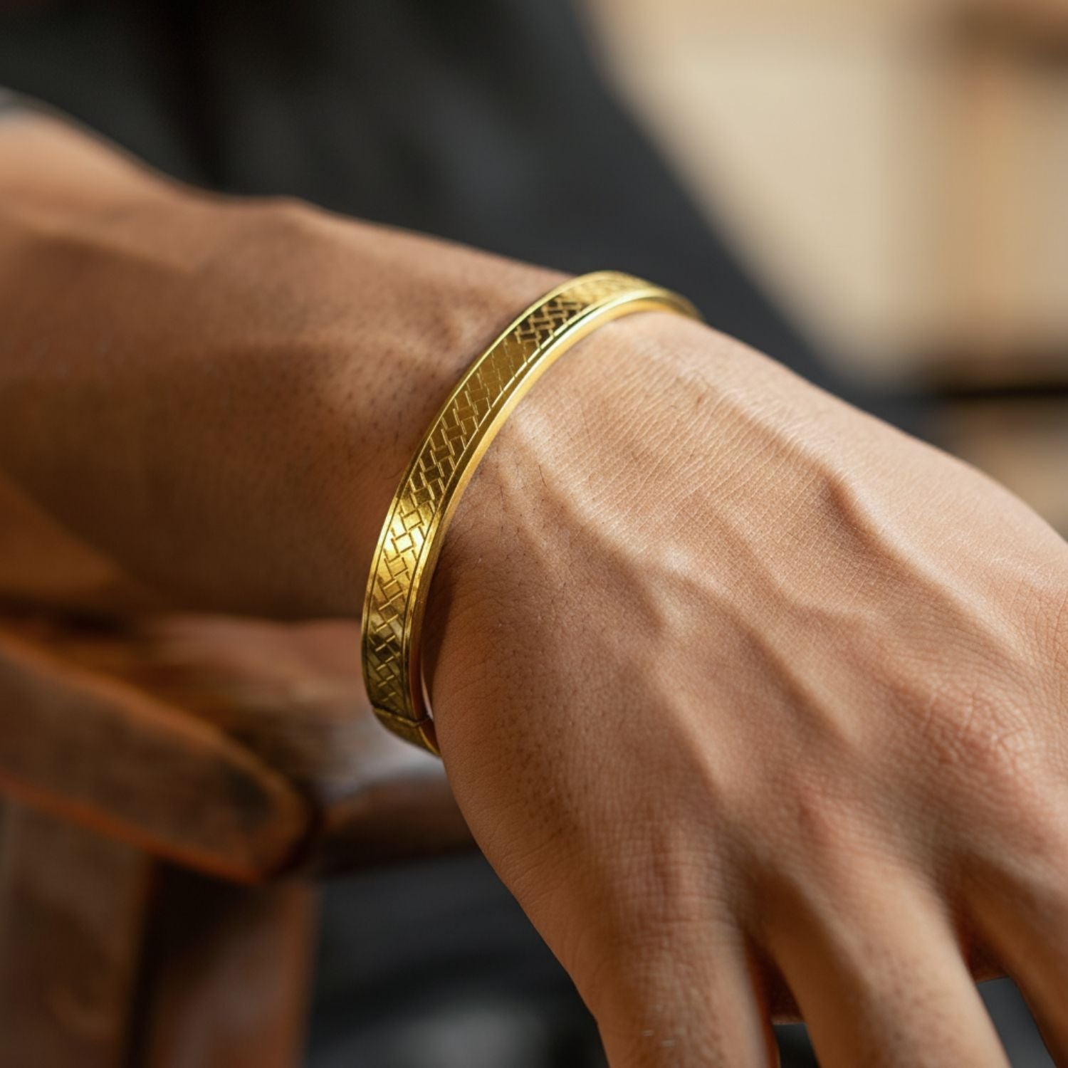 M Premium Jewellery Bracelet Viking Mens Gold