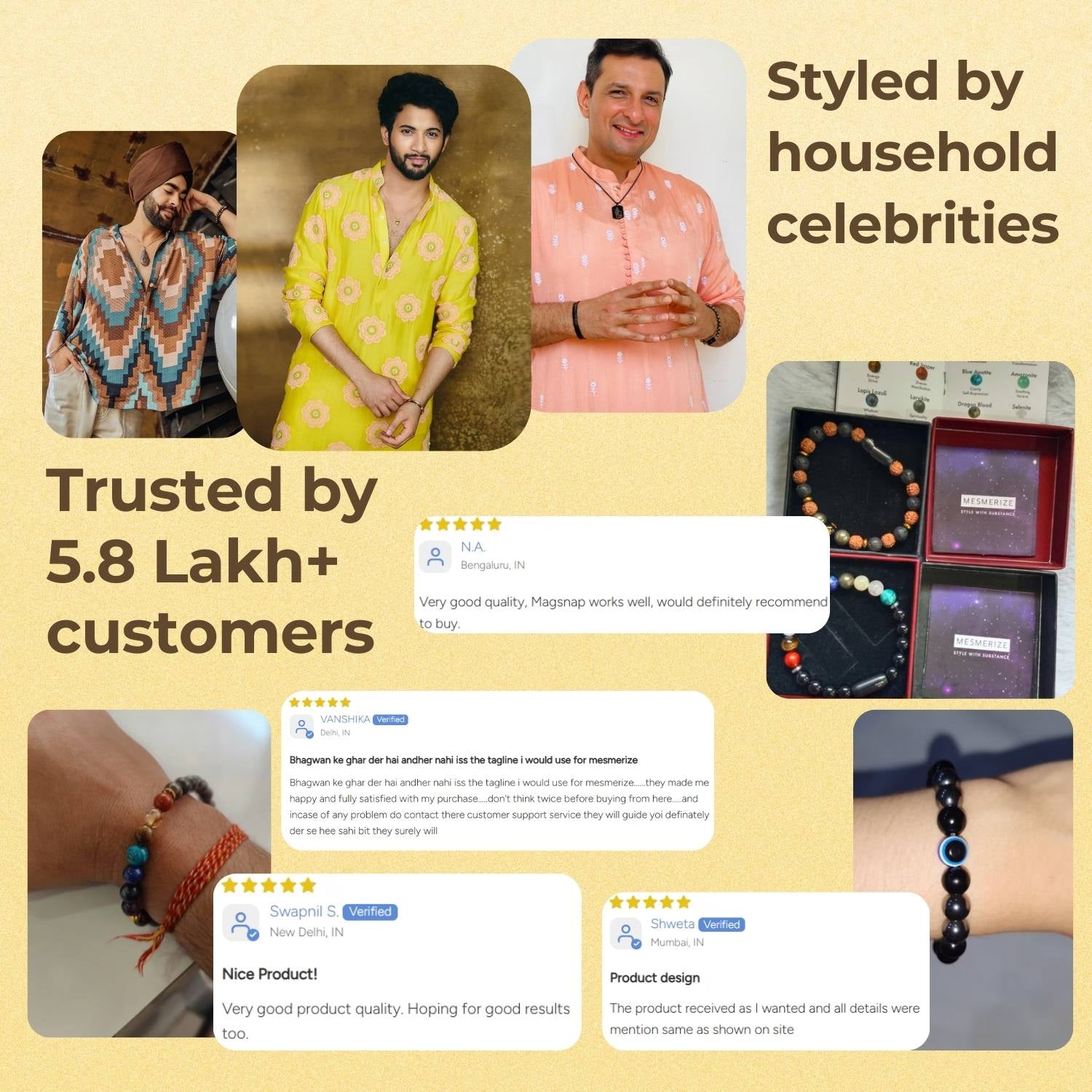 Motivating Blue Apatite Natural Stone Bracelet with MagSnap