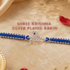 Shree Krishna Pure Silver Plated Rakhi